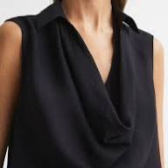 Reiss Ameliee Cowl-neck Blouse - Picture 2 of 5